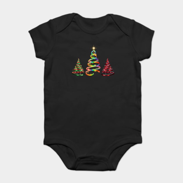 Merry Christmas Baby Bodysuit by Luxinda